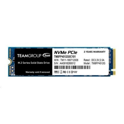 Накопитель SSD 512GB Team MP34 M.2 2280 PCIe 3.0 x4 3D TLC (TM8FP4512G0C101)