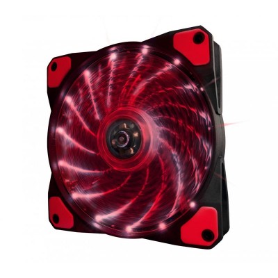 Купить ᐈ Кривой Рог ᐈ Низкая цена ᐈ Вентилятор Frime Iris LED Fan 15LED Red (FLF-HB120R15); 120х120х25мм, 3-pin+4-pin
