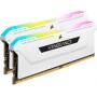 Купить ᐈ Кривой Рог ᐈ Низкая цена ᐈ Модуль памяти DDR4 2x16GB/3600 Corsair Vengeance RGB Pro SL White (CMH32GX4M2D3600C18W)