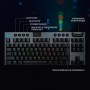 Купить ᐈ Кривой Рог ᐈ Низкая цена ᐈ Клавиатура беспроводная Logitech G915 TKL Lightspeed Wireless RGB Mechanical Carbon Clicky S