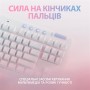 Купить ᐈ Кривой Рог ᐈ Низкая цена ᐈ Клавиатура Logitech G713 Linear White (920-010678) 