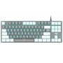 Купить ᐈ Кривой Рог ᐈ Низкая цена ᐈ Клавиатура Aula Mechanical F3287 Grey/White keycap KRGD blue (6948391240954)