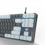 Купить ᐈ Кривой Рог ᐈ Низкая цена ᐈ Клавиатура Aula Mechanical F3287 Grey/White keycap KRGD blue (6948391240954)