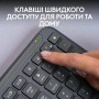 Купить ᐈ Кривой Рог ᐈ Низкая цена ᐈ Клавиатура беспроводная Logitech Signature Slim K950 US Graphite USB (920-012465)