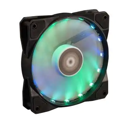 Купить ᐈ Кривой Рог ᐈ Низкая цена ᐈ Вентилятор Frime Iris LED Fan 16LED RGB HUB-2 (FLF-HB120RGBHUB216)