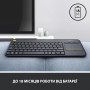 Купить ᐈ Кривой Рог ᐈ Низкая цена ᐈ Клавиатура беспроводная Logitech K400 Plus Black (920-007145)