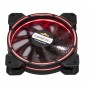 Купить ᐈ Кривой Рог ᐈ Низкая цена ᐈ Вентилятор Frime Iris LED Fan Think Ring Red (FLF-HB120TRR16)