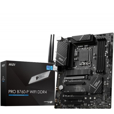 Материнская плата MSI Pro B760-P WiFi DDR4 Socket 1700