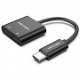 Адаптер Vention USB Type C - 2 in 1 Type-C-3.5мм (CFMBA)