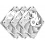 Купить ᐈ Кривой Рог ᐈ Низкая цена ᐈ Вентилятор ID-Cooling TF-12025-ARGB-TRIO-SNOW (3pcs Pack), 120x120x25мм, 4-pin PWM, White