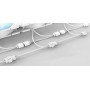 Купить ᐈ Кривой Рог ᐈ Низкая цена ᐈ Вентилятор ID-Cooling TF-12025 Pro ARGB Trio White, 120x120x25мм, 4-pin PWM