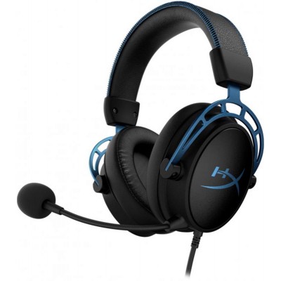 Купить ᐈ Кривой Рог ᐈ Низкая цена ᐈ Гарнитура HyperX Cloud Alpha S Black/Blue (4P5L3AA)