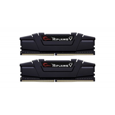 Купить ᐈ Кривой Рог ᐈ Низкая цена ᐈ Модуль памяти DDR4 2x16GB/3600 G.Skill Ripjaws V Black (F4-3600C16D-32GVKC)