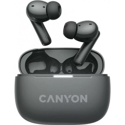 Купить ᐈ Кривой Рог ᐈ Низкая цена ᐈ Bluetooth-гарнитура Canyon OnGo TWS-10 ANC ENC Black (CNS-TWS10BK)