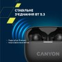 Купить ᐈ Кривой Рог ᐈ Низкая цена ᐈ Bluetooth-гарнитура Canyon OnGo TWS-10 ANC ENC Black (CNS-TWS10BK)