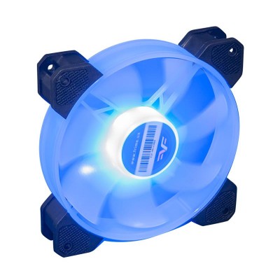 Купить ᐈ Кривой Рог ᐈ Низкая цена ᐈ Вентилятор Frime Iris LED Fan Mid Blue (FLF-HB120MB8), 120х120х25 мм, 3-pin Molex, Blue