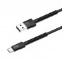 Кабель ColorWay USB - USB Type-C (M/M), 2.4 А, 1 м, Black (CW-CBUC063-BK)