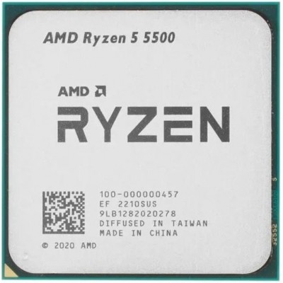 Купить ᐈ Кривой Рог ᐈ Низкая цена ᐈ Процессор AMD Ryzen 5 5500 (3.6GHz 16MB 65W AM4) Tray (100-000000457)