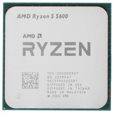 Купить ᐈ Кривой Рог ᐈ Низкая цена ᐈ Процессор AMD Ryzen 5 5600 (3.5GHz 32MB 65W AM4) Tray (100-000000927)