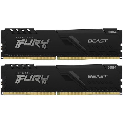 Купити Модуль памяти DDR4 2x8GB/3200 Kingston Fury Beast Black (KF432C16BBK2/16)ᐈ Кривий Ріг ᐈ Замовити по низькій ціні