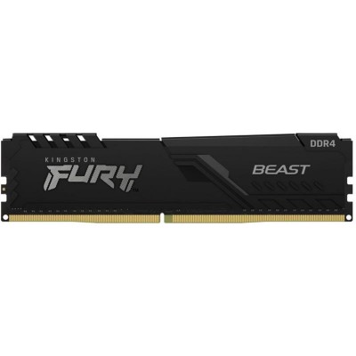 Купить ᐈ Кривой Рог ᐈ Низкая цена ᐈ Модуль памяти DDR4 8GB/3200 Kingston Fury Beast Black (KF432C16BB/8)