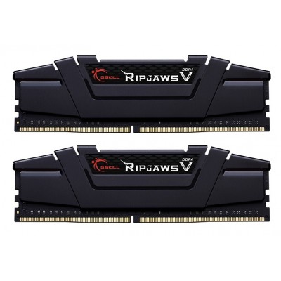 Купить ᐈ Кривой Рог ᐈ Низкая цена ᐈ Модуль памяти DDR4 2x16GB/3200 G.Skill Ripjaws V Black (F4-3200C16D-32GVK)