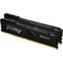 Купить ᐈ Кривой Рог ᐈ Низкая цена ᐈ Модуль памяти DDR4 2x8GB/3600 Kingston Fury Beast Black (KF436C17BBK2/16)