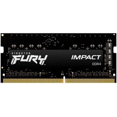 Купить ᐈ Кривой Рог ᐈ Низкая цена ᐈ Модуль памяти SO-DIMM 16GB/3200 DDR4 Kingston Fury Impact (KF432S20IB/16)