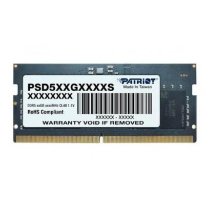 Купить ᐈ Кривой Рог ᐈ Низкая цена ᐈ Модуль памяти SO-DIMM 8GB/4800 DDR5 Patriot Signature Line (PSD58G480041S)