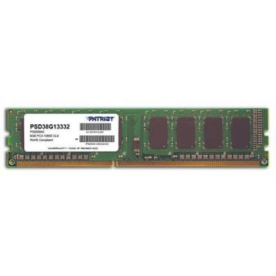 Купить ᐈ Кривой Рог ᐈ Низкая цена ᐈ Модуль памяти DDR3 8GB/1333 Patriot Signature Line (PSD38G13332)