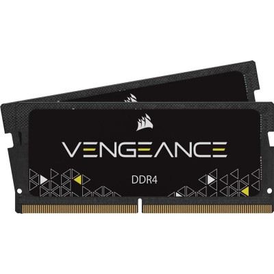 Купить ᐈ Кривой Рог ᐈ Низкая цена ᐈ Модуль памяти SO-DIMM 2x16GB/3200 DDR4 Corsair Vengeance Black (CMSX32GX4M2A3200C22)