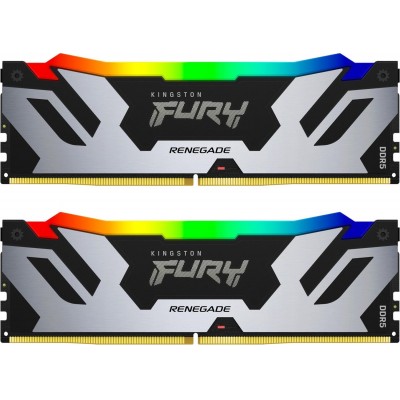 Купить ᐈ Кривой Рог ᐈ Низкая цена ᐈ Модуль памяти DDR5 2x16GB/6000 Kingston Fury Renegade RGB (KF560C32RSAK2-32)