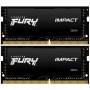 Купить ᐈ Кривой Рог ᐈ Низкая цена ᐈ Модуль памяти SO-DIMM 2x32GB/3200 DDR4 Kingston Fury Impact (KF432S20IBK2/64)