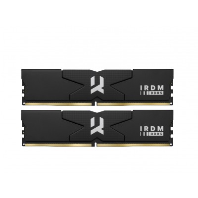 Купить ᐈ Кривой Рог ᐈ Низкая цена ᐈ Модуль памяти DDR5 2x16GB/5600 Goodram IRDM Black (IR-5600D564L30S/32GDC)