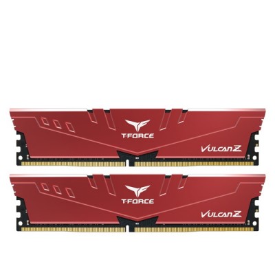 Купить ᐈ Кривой Рог ᐈ Низкая цена ᐈ Модуль памяти DDR4 2x8GB/3000 Team T-Force Vulcan Z Red (TLZRD416G3000HC16CDC01)