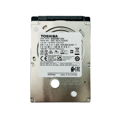 Купить ᐈ Кривой Рог ᐈ Низкая цена ᐈ Накопитель HDD SATA 1.0TB Toshiba MQ04AB 5400rpm 128MB (MQ04ABF100V)_Refurbished