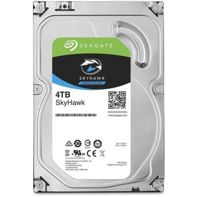 Купить ᐈ Кривой Рог ᐈ Низкая цена ᐈ Накопитель HDD SATA 4.0TB Seagate SkyHawk 256MB (ST4000VX016)