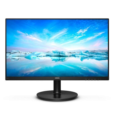 Купить ᐈ Кривой Рог ᐈ Низкая цена ᐈ Монитор Philips 21.5" 221V8A/00 VA Black; 1920x1080, 4 мс, 250 кд/м2, HDMI, D-Sub, динамики 