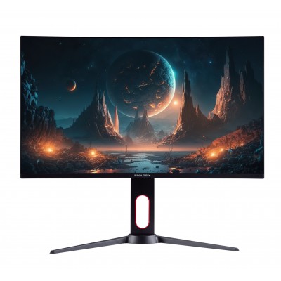 Купить ᐈ Кривой Рог ᐈ Низкая цена ᐈ Монитор Prologix 27" GM2724CQP VA Black Curved; 2560х1440 (165 Гц), 1 мс, 300 кд/м2, 2хDispl