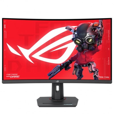 Купить ᐈ Кривой Рог ᐈ Низкая цена ᐈ Монитор Asus 31.5" ROG Strix XG32WCS (90LM0AC0-B01970) Fast VA Black 180Hz Curved; 2560x1440