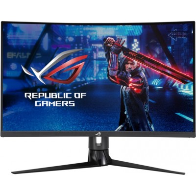 Купить ᐈ Кривой Рог ᐈ Низкая цена ᐈ Монитор Asus 31.5" ROG Strix XG32VC VA Black Curved; 2560x1440, 170 Гц, 1 мс, 400 кд/м2, HDM