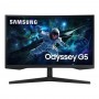 Купить ᐈ Кривой Рог ᐈ Низкая цена ᐈ Монитор Samsung 32" Odyssey G5 S32CG550 Black (LS32CG550EIXCI) VA Black Curved; 2560х1440 (1