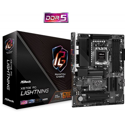 Купить ᐈ Кривой Рог ᐈ Низкая цена ᐈ Материнская плата ASRock X670E PG Lightning Socket AM5