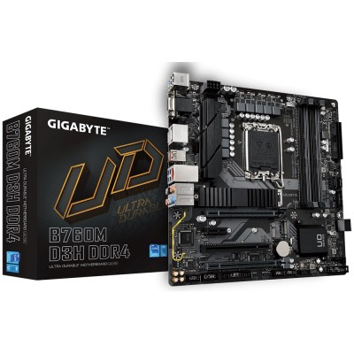 Купить ᐈ Кривой Рог ᐈ Низкая цена ᐈ Материнская плата Gigabyte B760M D3H DDR4 Socket 1700