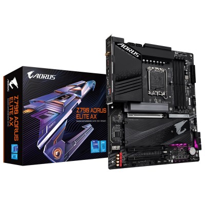 Купить ᐈ Кривой Рог ᐈ Низкая цена ᐈ Материнская плата Gigabyte Z790 Aorus Elite AX Socket 1700