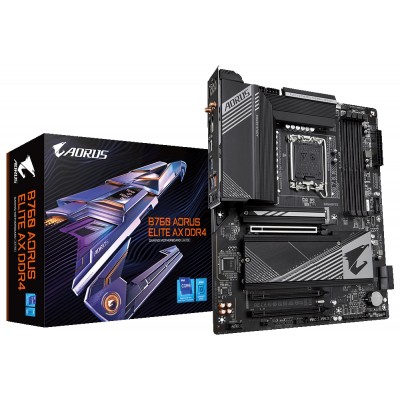 Купить ᐈ Кривой Рог ᐈ Низкая цена ᐈ Материнская плата Gigabyte B760 Aorus Elite AX Socket 1700