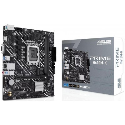 Купить ᐈ Кривой Рог ᐈ Низкая цена ᐈ Материнская плата Asus Prime H610M-K Socket 1700