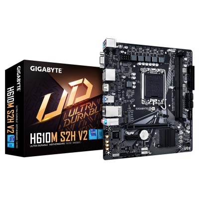 Купить ᐈ Кривой Рог ᐈ Низкая цена ᐈ Материнская плата Gigabyte H610M S2H V2 Socket 1700