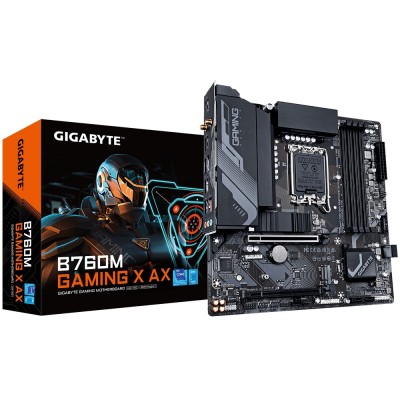 Купить ᐈ Кривой Рог ᐈ Низкая цена ᐈ Материнская плата Gigabyte B760M Gaming X AX Socket 1700