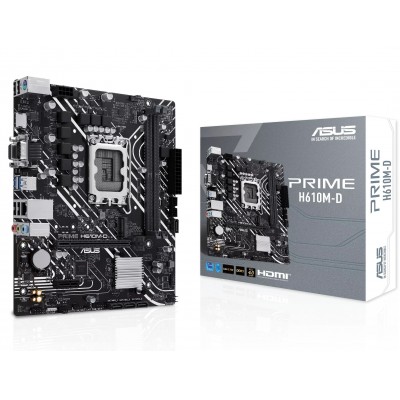 Купить ᐈ Кривой Рог ᐈ Низкая цена ᐈ Материнская плата Asus Prime H610M-D Socket 1700